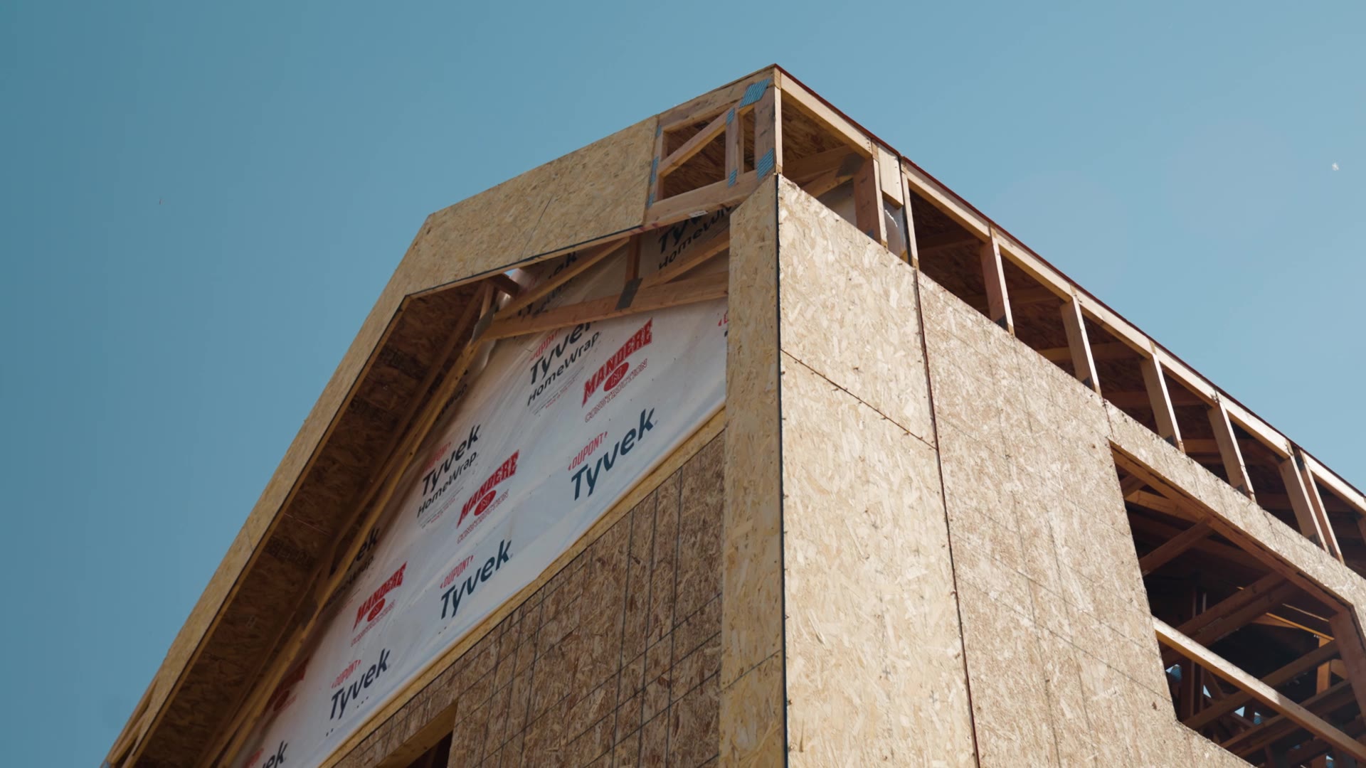 A walk through the Silver Lake home during framing