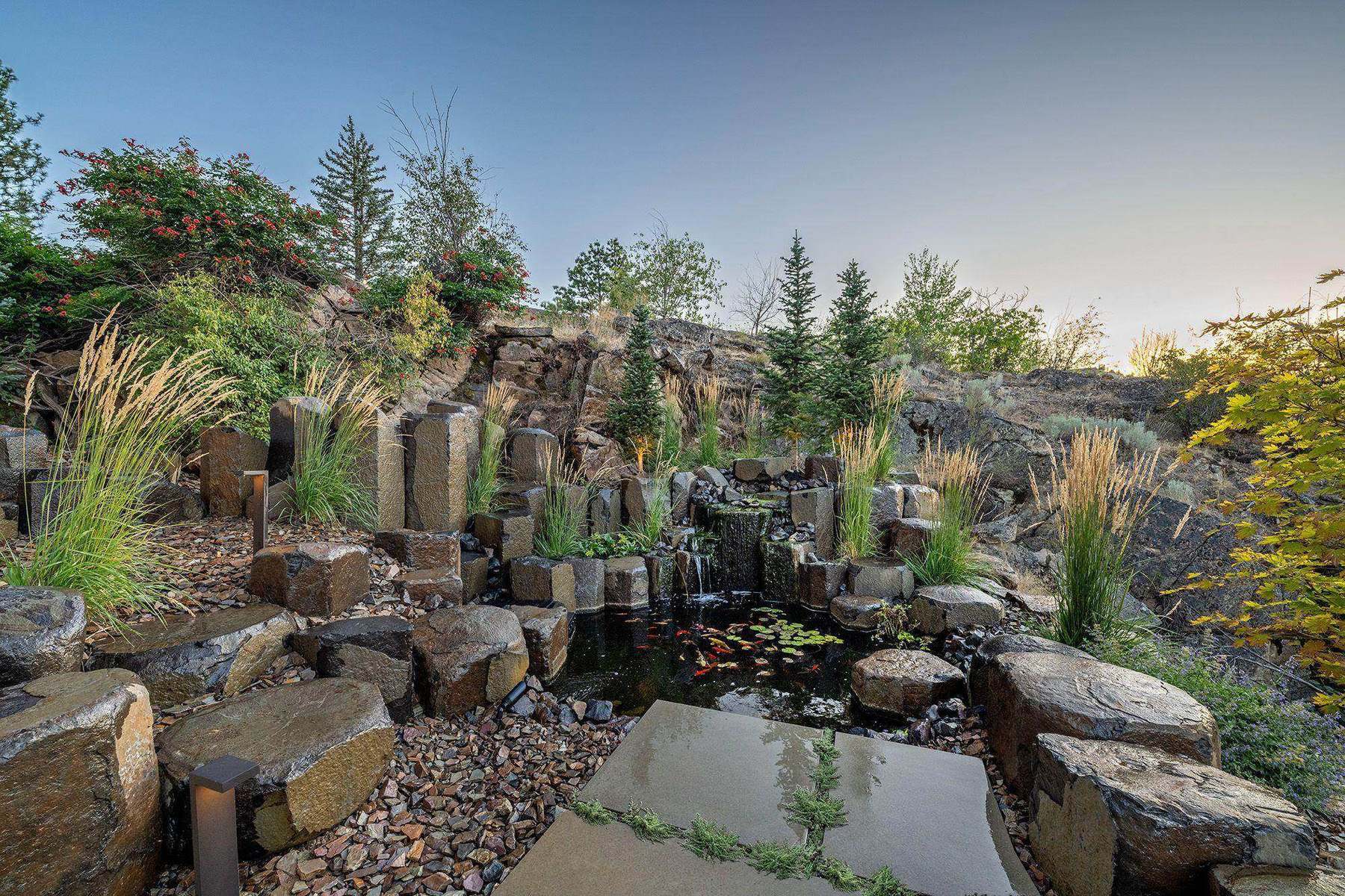 Rock garden and water feature, Roosevelt