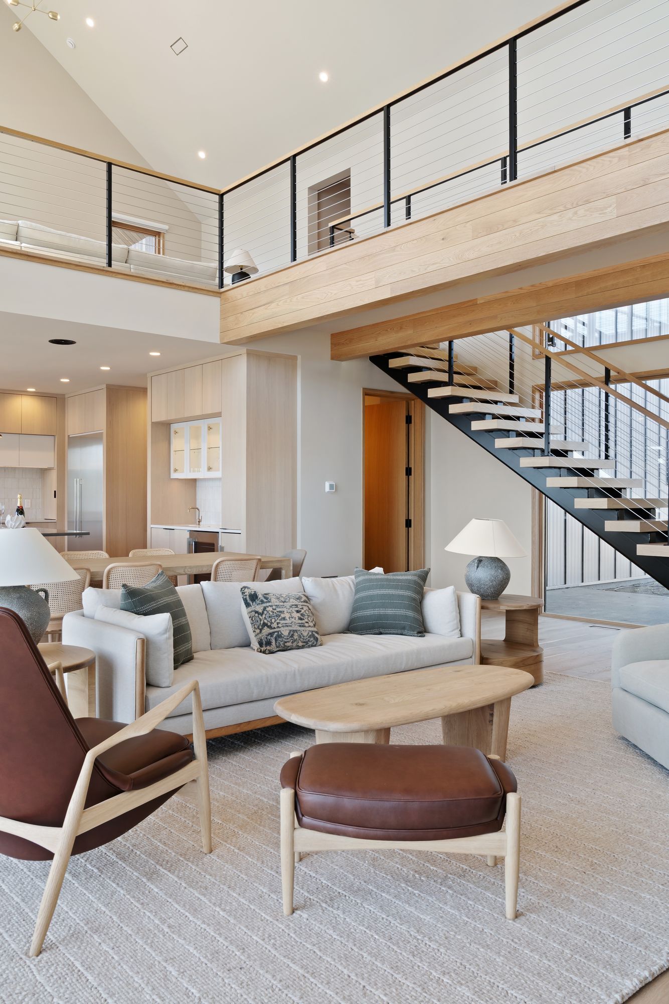 Living room below the loft, Silver Lake